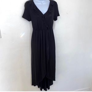 Maternity Faux Wrap Short Sleeve Dress. Size: X-Small